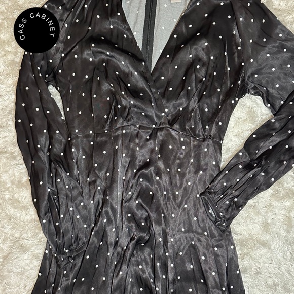 Polka dot long sleeve dress - Picture 2 of 4